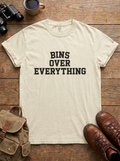 Bins Over Everything Tee, Ivory