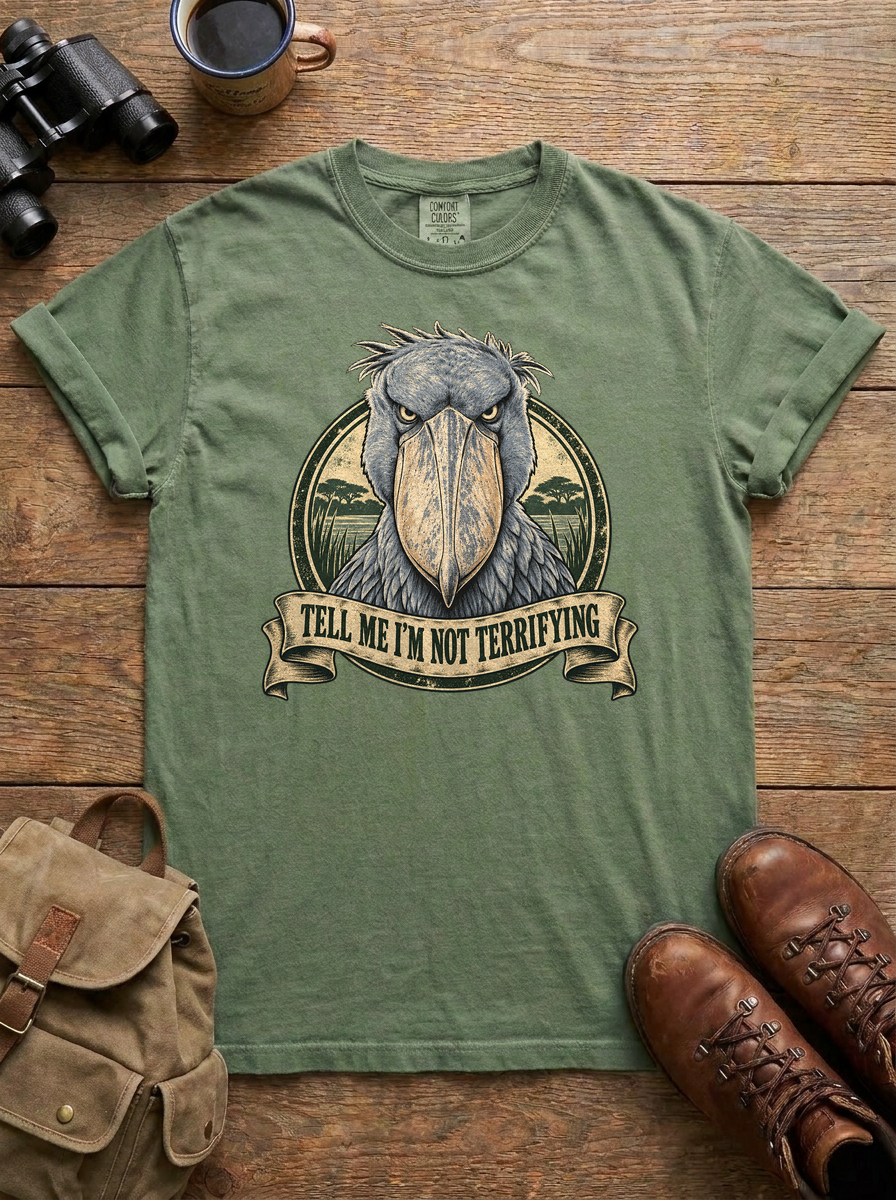 Shoebill Tee, Moss