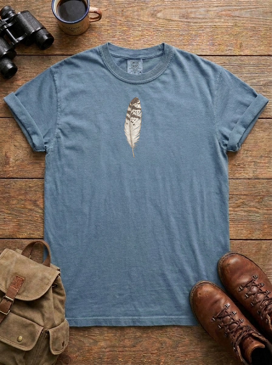 Found a Feather Tee, Blue Jean
