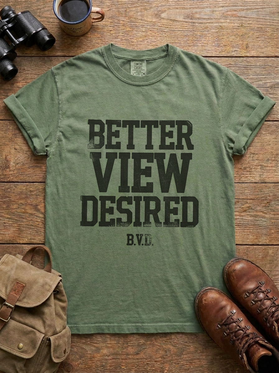 Better View Desired Tee, Moss