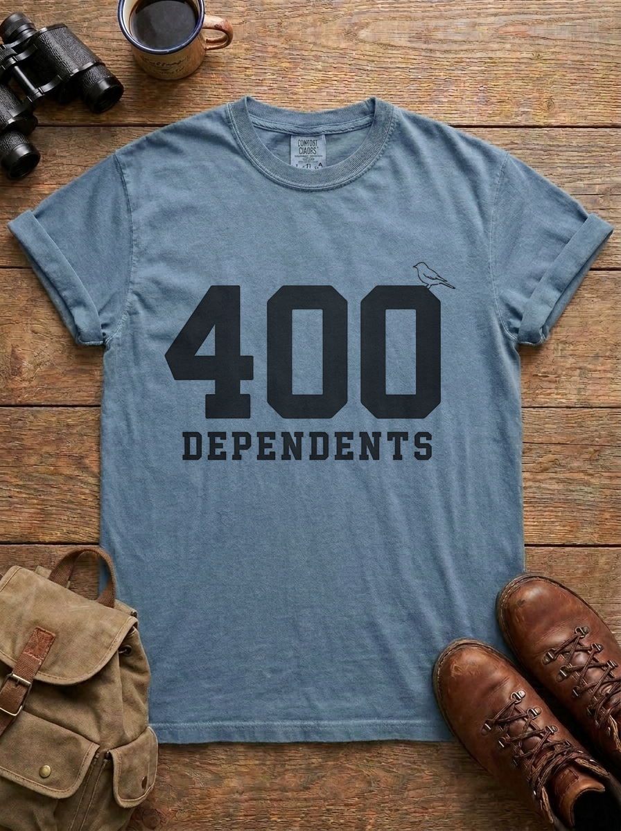400 Dependents Tee, Blue Jean