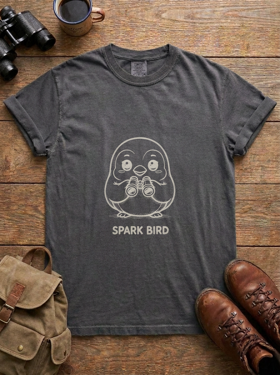 Spark Bird Tee, Pepper