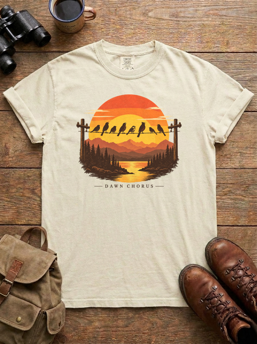 Dawn Chorus Tee, Ivory