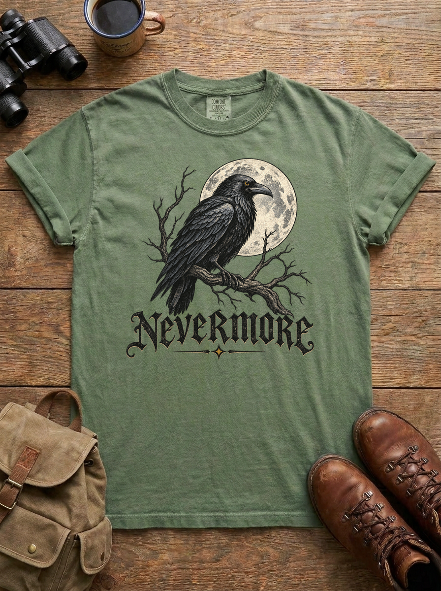 Nevermore Tee, Moss