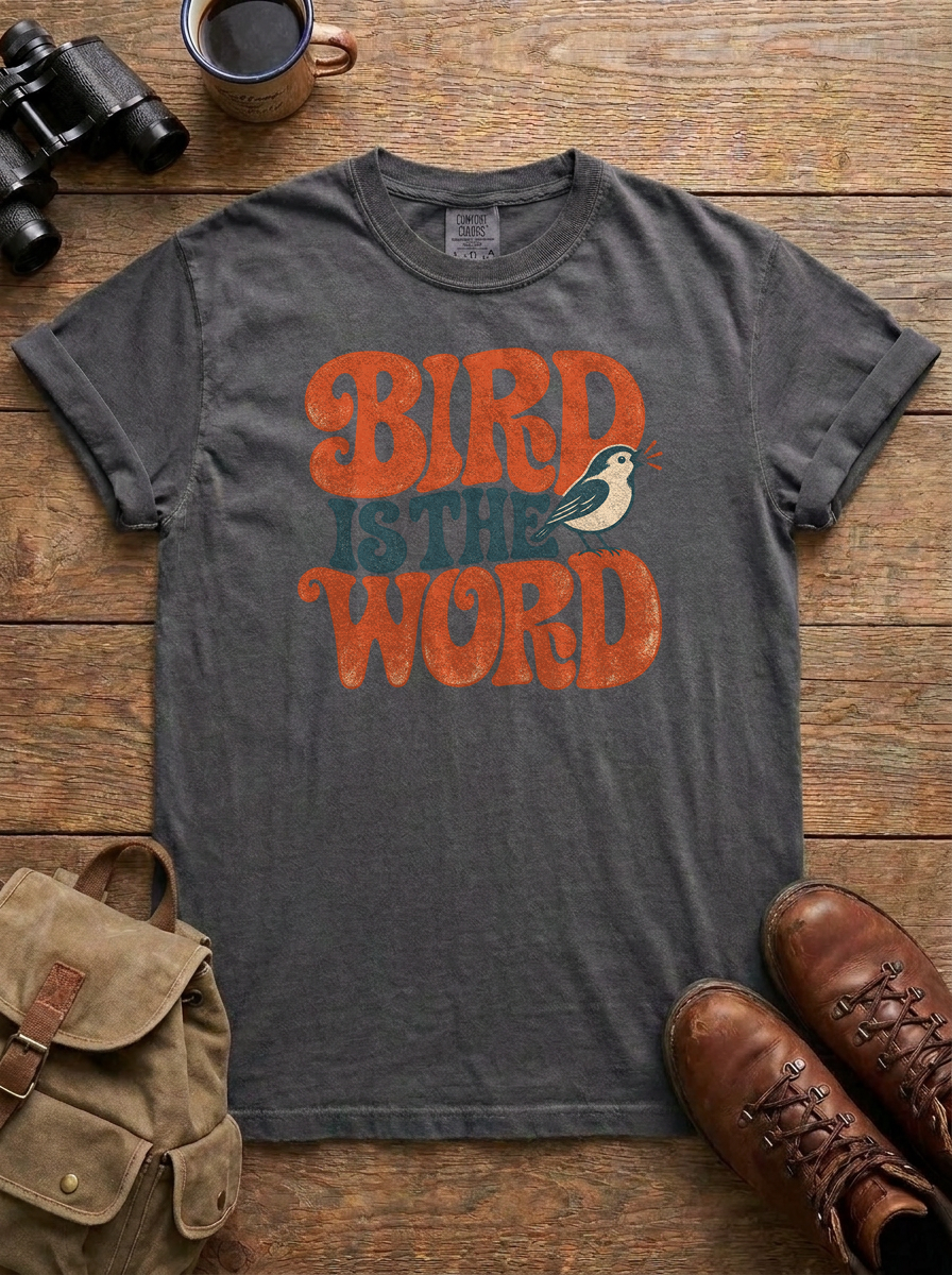 Bird Is the Word Tee, Pepper