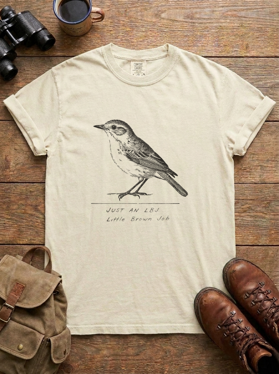 Just an LBJ Tee, Ivory