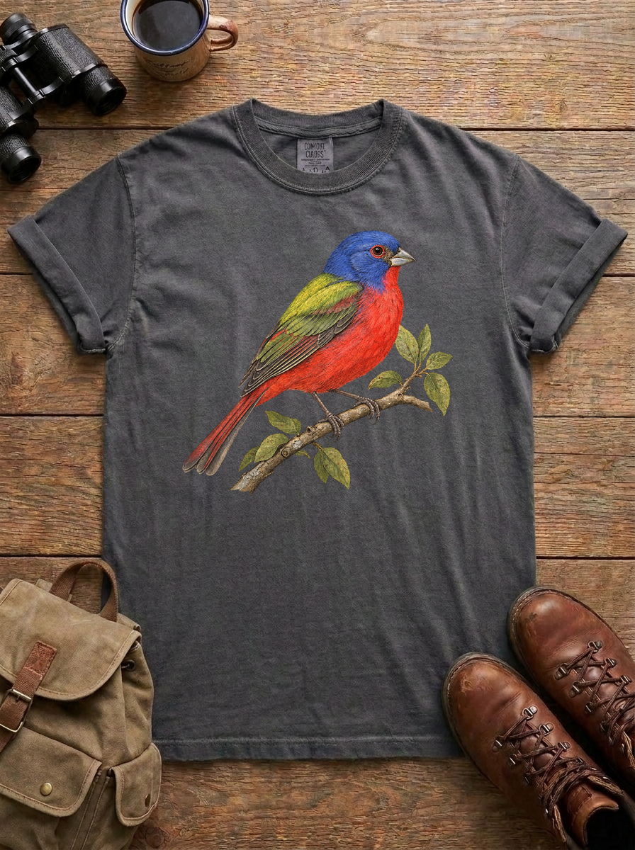 Painted Bunting Tee, Pepper