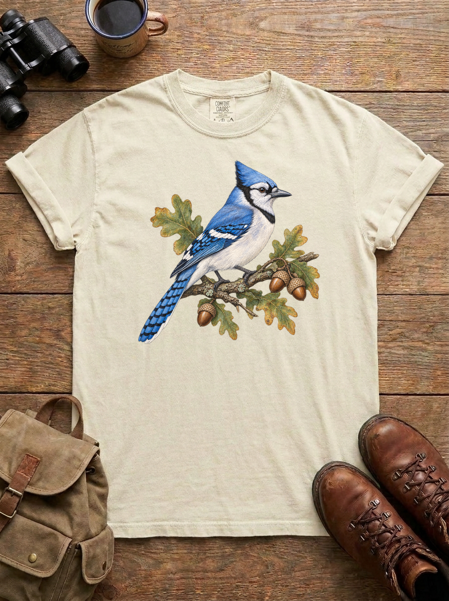Blue Jay Tee, Ivory