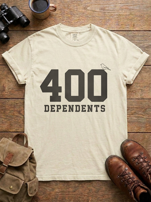 400 Dependents Tee, Ivory