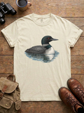 Common Loon Tee, Ivory