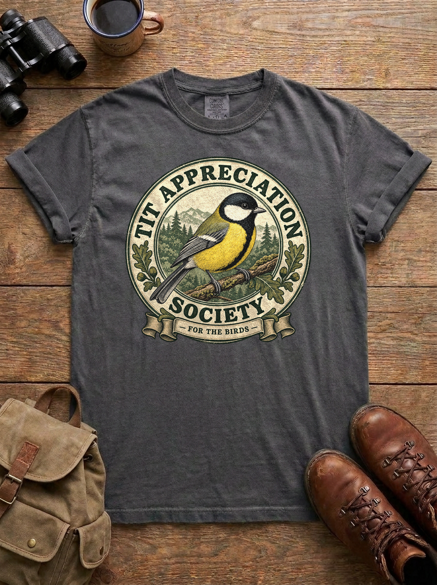 Tit Appreciation Society Tee, Pepper