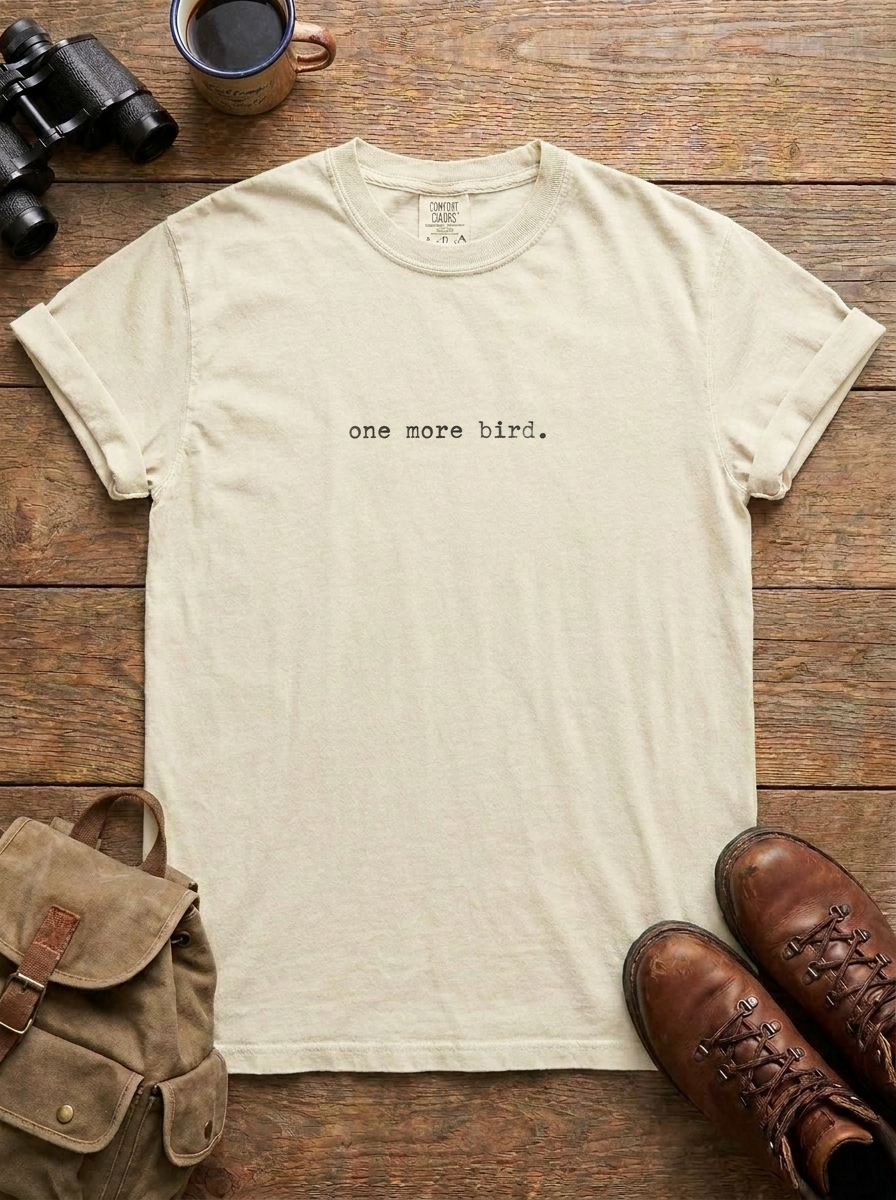 One More Bird Tee, Ivory
