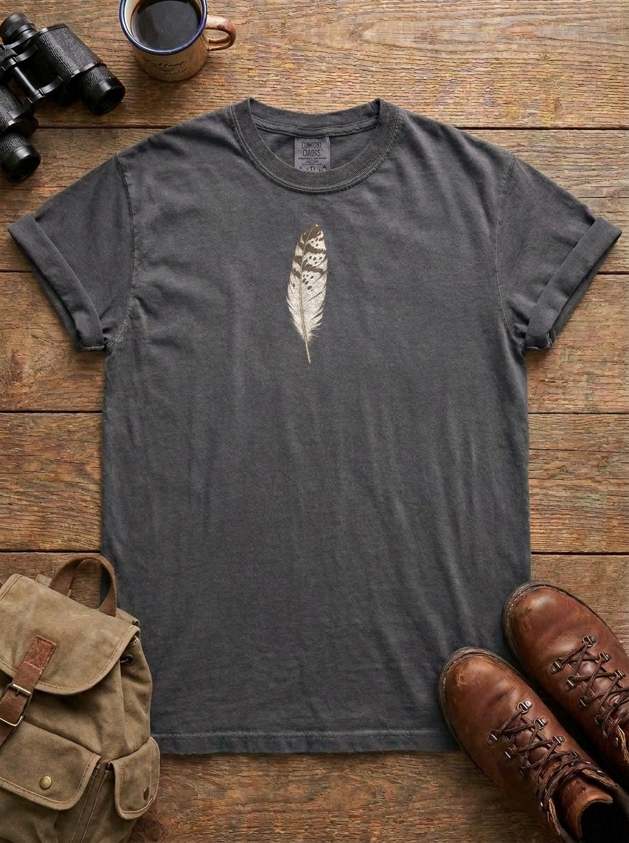Found a Feather Tee, Pepper
