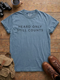 Heard Only Still Counts Tee, Blue Jean