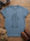 Birding Together Tee, Blue Jean