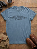 Antisocial, But I'll Show You a Hawk Tee, Blue Jean