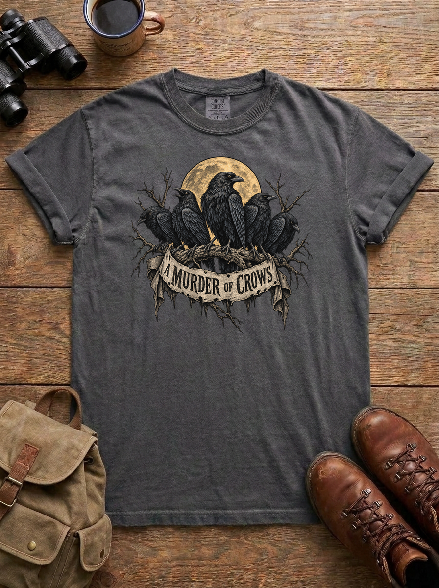 A Murder of Crows Tee, Pepper